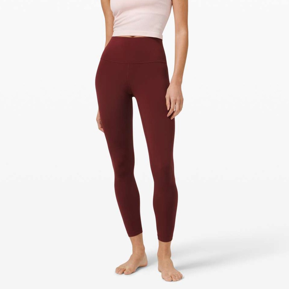 lululemon Align High-Rise Pant 25” (Size 6) in Red Merlot